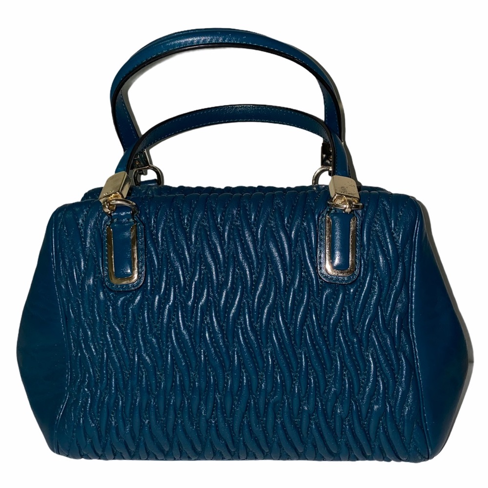 Coach Madison Madeline Mini Gathered Twist leather